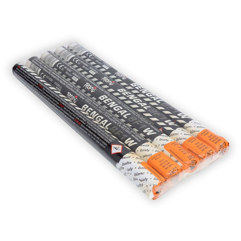 Ognie bengalskie białe BF1 - Tropic 5 sztuk