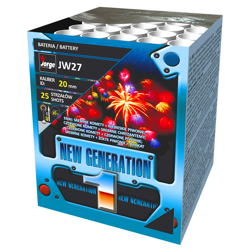 Bateria NEW GENERATION 1 - 25 strzałów JW27 Jorge