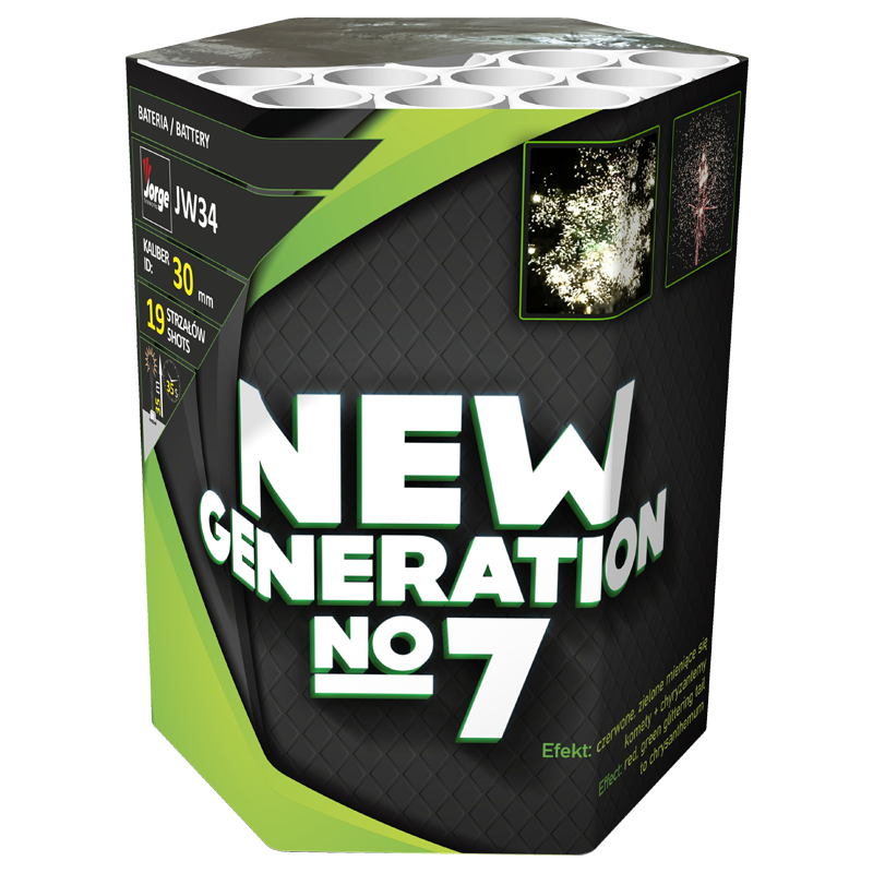 Bateria NEW GENERATION 7 - 19 strzałów JW34 Jorge