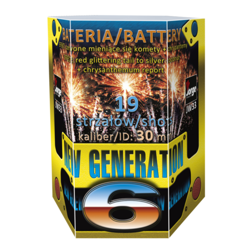 Bateria NEW GENERATION 6 - 19 strzałów JW33 Jorge