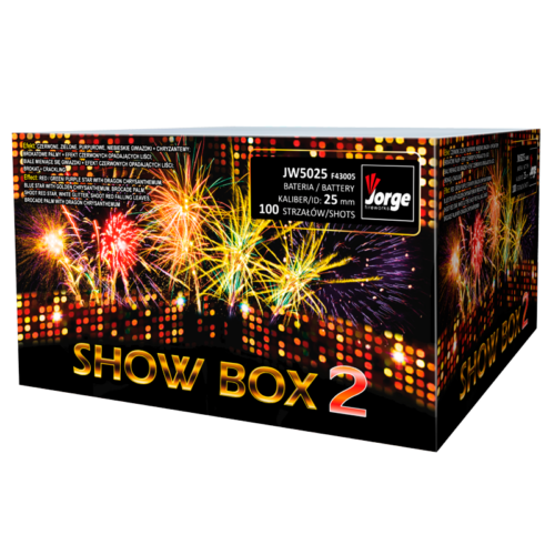 Bateria SHOW BOX 2  100 strzałów JW5025 Jorge