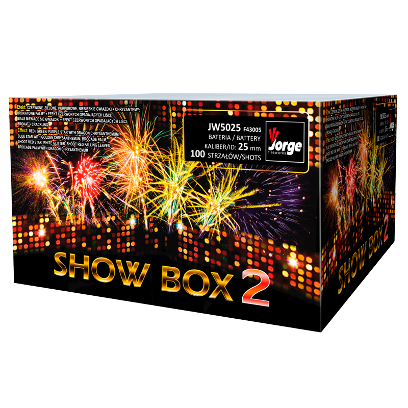 Bateria SHOW BOX 2 100 strzałów JW5025 Jorge