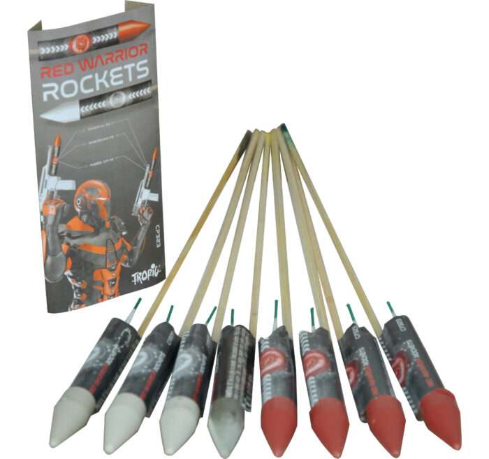 Zestaw rakietek RED WARRIOR ROCKETS - CP323 Tropic