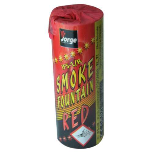 Świece dymne SMOKE FOUNTAIN RED JFS-1 - 5 sztuk Jorge