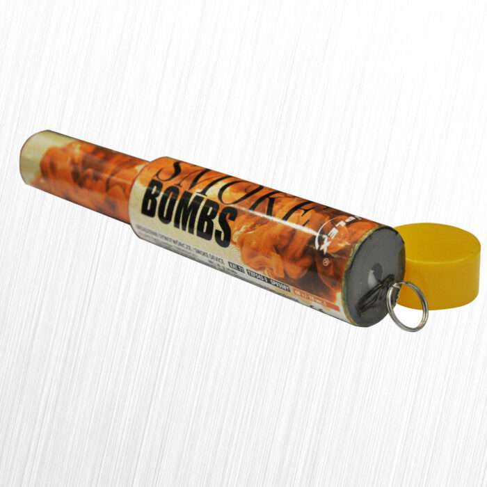 Świece dymne SMOKE BOMBS - TXF543-3 żółte Triplex- 5 sztuk