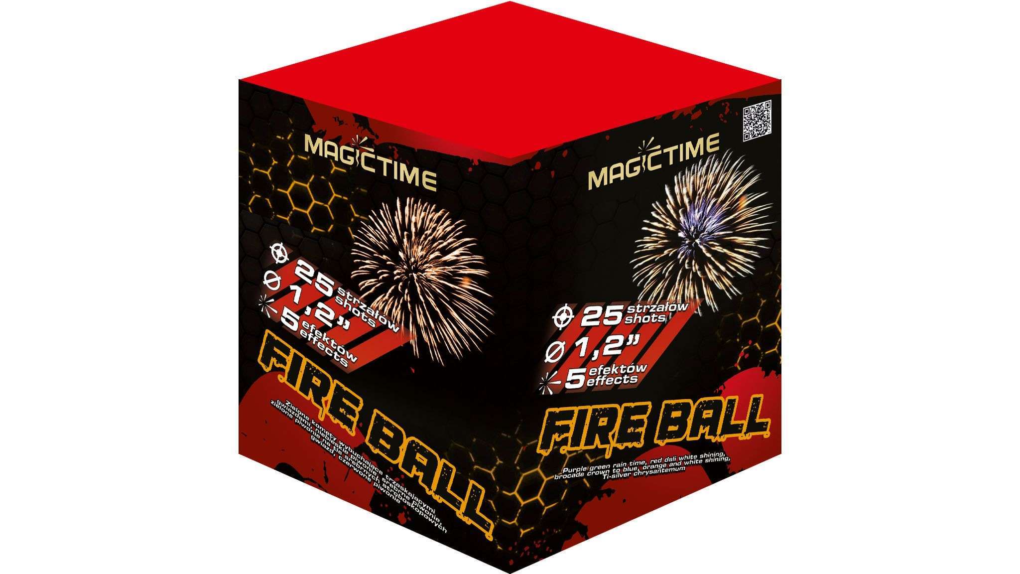 Bateria FIRE BALL 25 strzałów LDC131 MagicTime