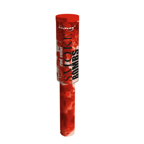 Świeca dymna SMOKE BOMBS - TXF543-1 czerwona Triplex - 1 sztuka