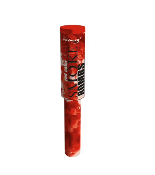 Świeca dymna SMOKE BOMBS - TXF543-1 czerwona Triplex - 1 sztuka