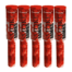 Świece dymne SMOKE BOMBS - TXF543-1 czerwone Triplex - 5 sztuk