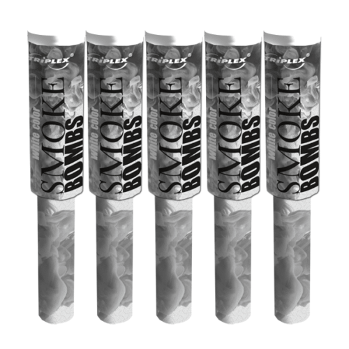 Świece dymne SMOKE BOMBS - TXF543-6 białe Triplex - 5 sztuk
