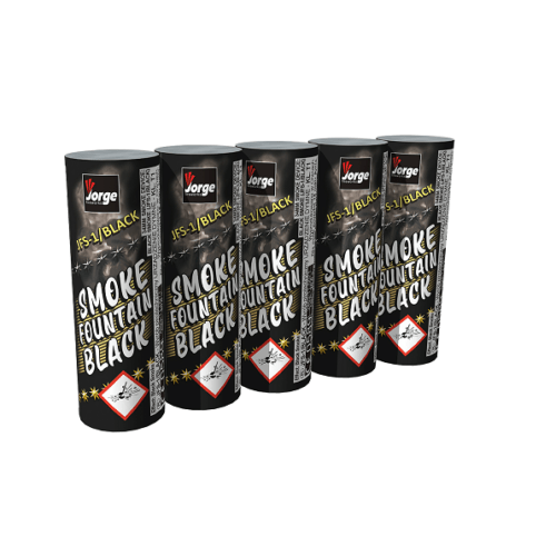 Świece dymne SMOKE FOUNTAIN BLACK JFS-1 - 5 sztuk Jorge