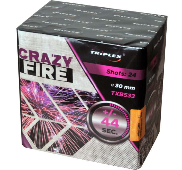 Bateria CRAZY FIRE 24 strzałów TXB533 Triplex