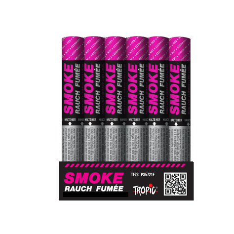 Dymy ręczne SMOKE fioletowe - TF23 Tropic 6 sztuk