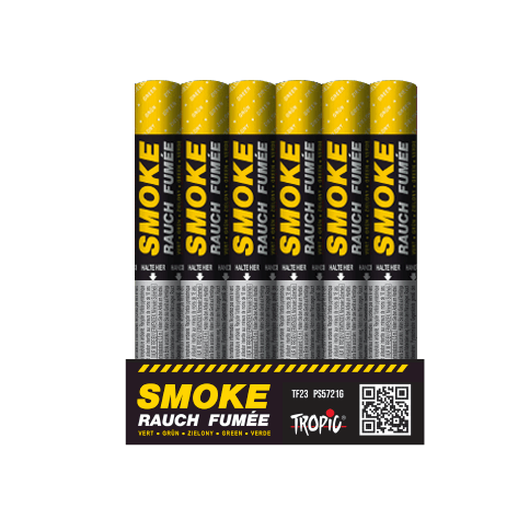 Dymy ręczne SMOKE żółte - TF23 Tropic 6 sztuk