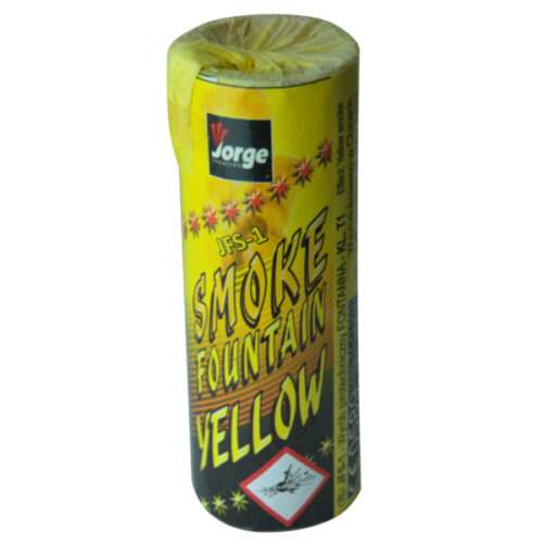 Świeca dymna żółta SMOKE FOUNTAIN YELLOW JFS-1 - 1 sztuka Jorge