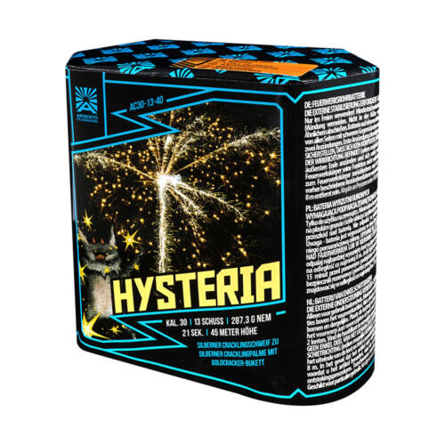 Wyrzutnia HYSTERIA 13 strzałów AC30-13-40 Argento