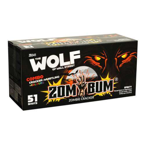 Wyrzutnia THE WOLF OF WALL STREET Zombie Cracker 51 strzałów - ZB341 Zom Bum