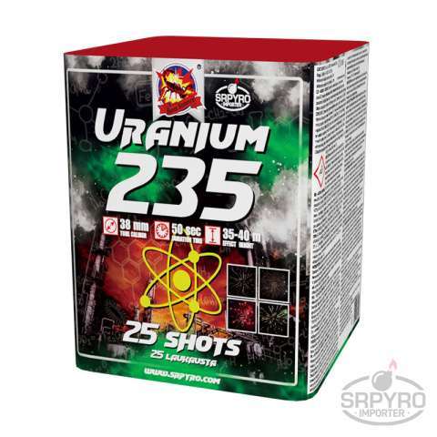 Bateria URANIUM 235 - 25 strzałów - CLE4320 SRPYRO