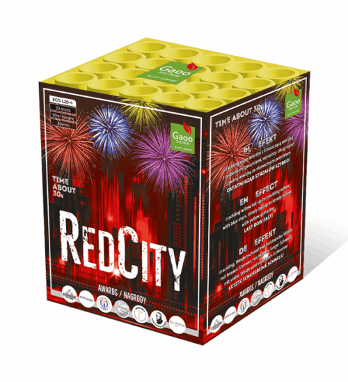 Bateria RED CITY 20 strzałów - ECO-L20-4 Gaoo Spectrum
