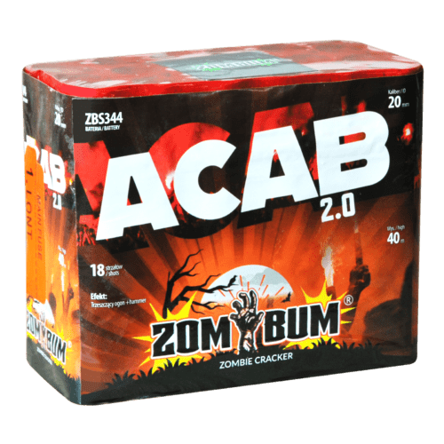 Gwiżdżąca wyrzutnia ACAB 2.0 Scream Bum 18 strzałów - ZB344 Zom Bum