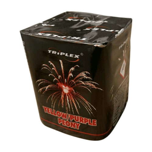 Bateria YELLOW / PURPLE PEONY 9 strzałów - TXB821 Triplex