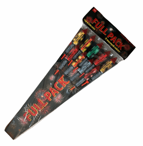 Zestaw rakiet FULL PACK - R150 Gaoo 9 sztuk