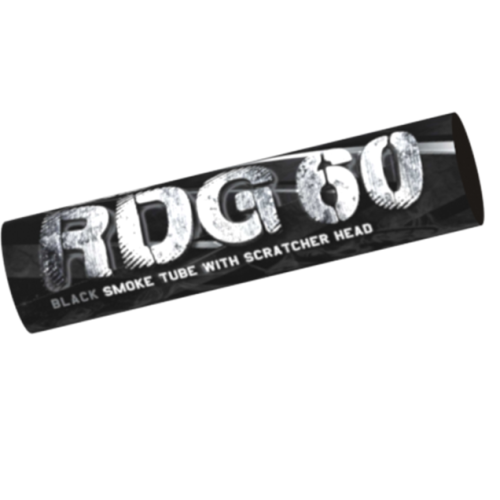 Pochodnia dymna na draskę RDG60 czarna - RDG60CER(SH) Klasek 1 sztuka