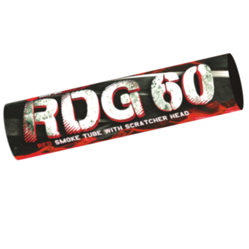 Pochodnia dymna na draskę RDG60 czerwona - RDG60C(SH) Klasek 1 sztuka