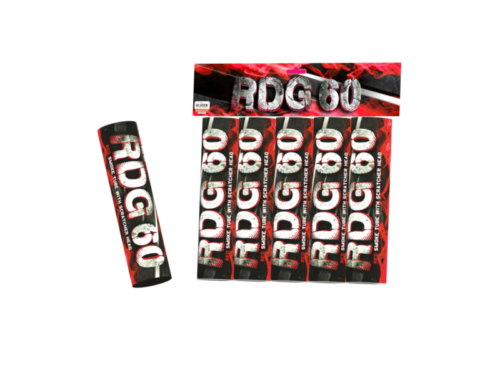 Pochodnie dymne na draskę RDG60 czerwone - RDG60C(SH) Klasek 5 sztuk