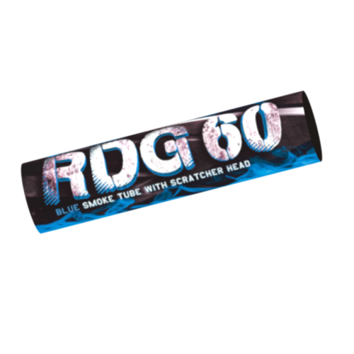 Pochodnia dymna na draskę RDG60 niebieska - RDG60M(SH) Klasek 1 sztuka