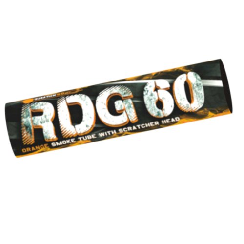 Pochodnia dymna na draskę RDG60 pomarańczowa - RDG60O(SH) Klasek 1 sztuka