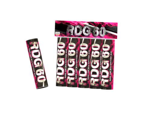 Pochodnie dymne na draskę RDG60 różowe - RDG60R(SH) Klasek 5 sztuk