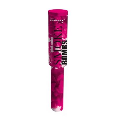 Świeca dymna SMOKE BOMBS - TXF543-11 ciemny róż Triplex - 1 sztuka