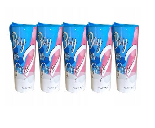 Fontanny dymne BABY SHOWER niebieskie TXF652-2B - Triplex 5 sztuk