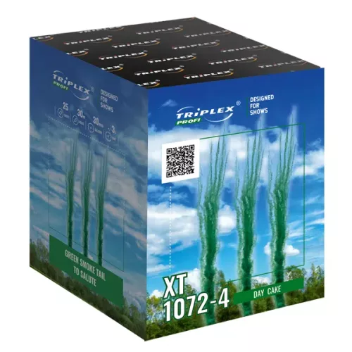 Bateria dzienna DAY CAKE GREEN 25 strzałów - XT1072-4 Triplex