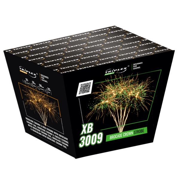 Bateria kątowa BROCADE CROWN STROBE 25 strzałów - XB3009 Triplex