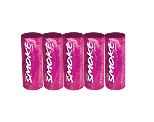 Świece dymne różowe - CB290P Color Bum 5 sztuk