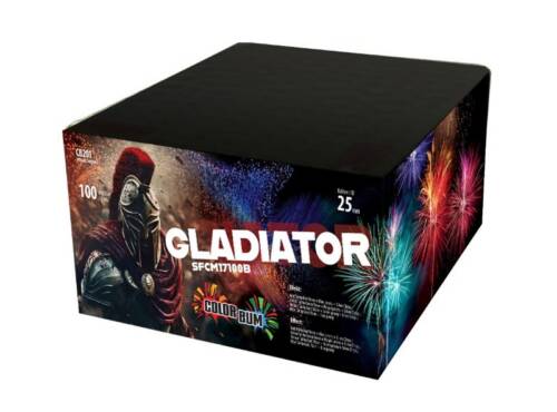 Wyrzutnia GLADIATOR Color Bum 100 strzałów - CB201 Zom Bum SFCM17100B