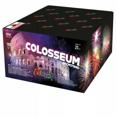 Wyrzutnia COLOSSEUM Color Bum 100 strzałów - CB203 Zom Bum SFCM17100D