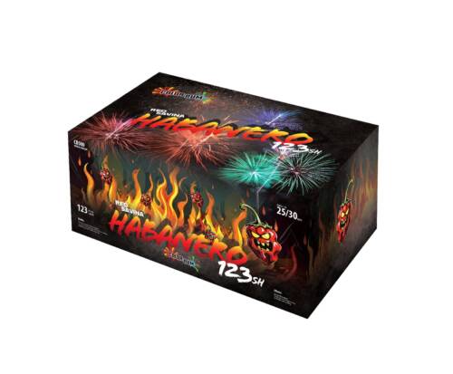 Zestaw pokazowy HABANERO Color Bum - ZBC500 Zom Bum 123 strzały
