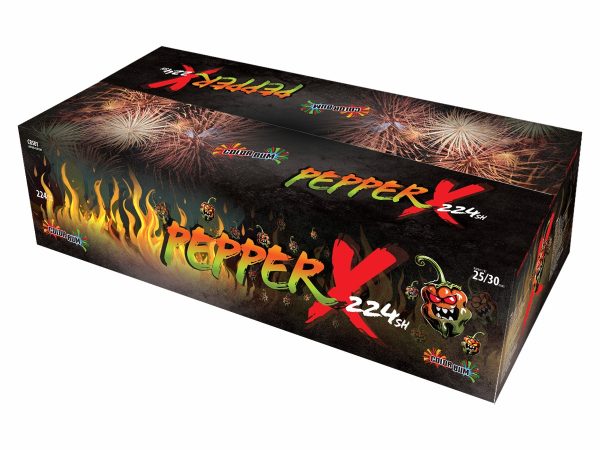 Zestaw pokazowy Pepper X Color Bum - CB501 Zom Bum 224 strzały