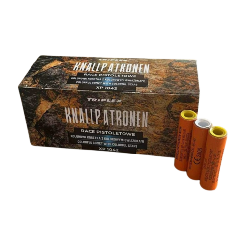Rakietki pistoletowe KNALLPATRONEN XP1042 Triplex 50 sztuk