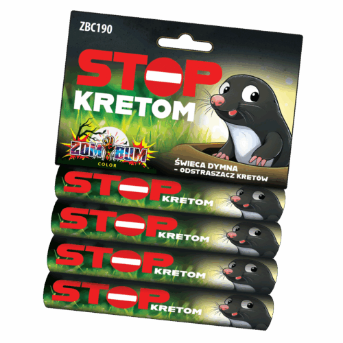 Odstraszacz STOP KRETOM ZBC190 4szt Zom Bum