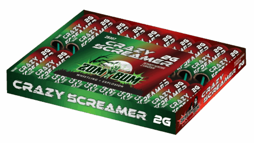 Petardy hukowe z gwizdem CRAZY SCREAMER 2G Zombie Explosion - ZB307 ZomBum 20 sztuk