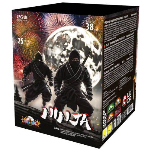 Wyrzutnia NINJA Color Bum 25 strzałów - ZBC208  ZomBum