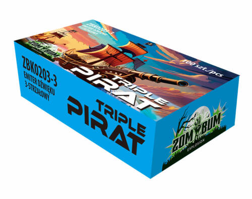 Emiter dźwięku TRIPLE PIRAT - ZBK0203-3 ZomBum 100 sztuk