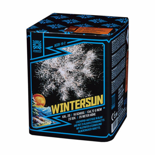 Bateria WINTERSUN 16 strzałów - AC20-16-2 Argento by Funke
