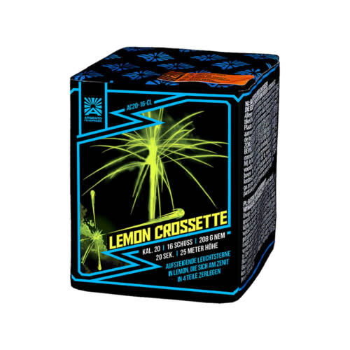 Bateria LEMON CROSSETTE 16 strzałów - AC20-16-CL Argento by Funke