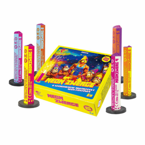 Fontanny NEON ZWERGE 6 sztuk AF-12MIX Funke