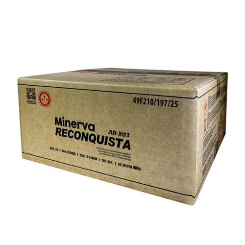 Pokaz MINERVA RECONQUISTA 144 strzały AR-X03 Argento